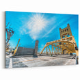 Sacramento Tower Bridge Under the Sun – Vibrant Cityscape Wall Art