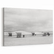 Nature Photography White Sands - Minimalist Black and White Art Print