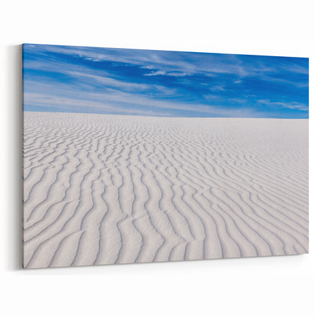 White Sand Dunes Art Print - Scenic New Mexico Desert Photography