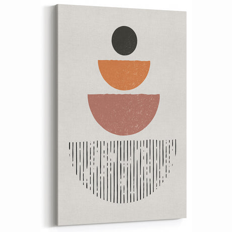 Bohemian Wall Art - Minimalist Boho Decor Canvas for Modern Interiors