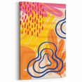 Boho Chic Wall Art - Vibrant Eclectic Bohemian Canvas for Bold Spaces