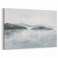 Minimalist Coastal Landscape Wall Art – Serene Seaside Ocean Print