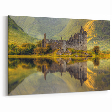 Scenic Scotland Prints - Kilchurn Castle Reflection on Loch Awe