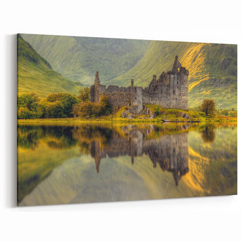Scenic Scotland Prints - Kilchurn Castle Reflection on Loch Awe