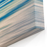 Abstract Ocean Waves Coastal Wall Art – Nautical Beach-Themed Print