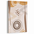 Bohemian Wall Art - Earthy Toned Boho Decor Canvas for Modern Spaces