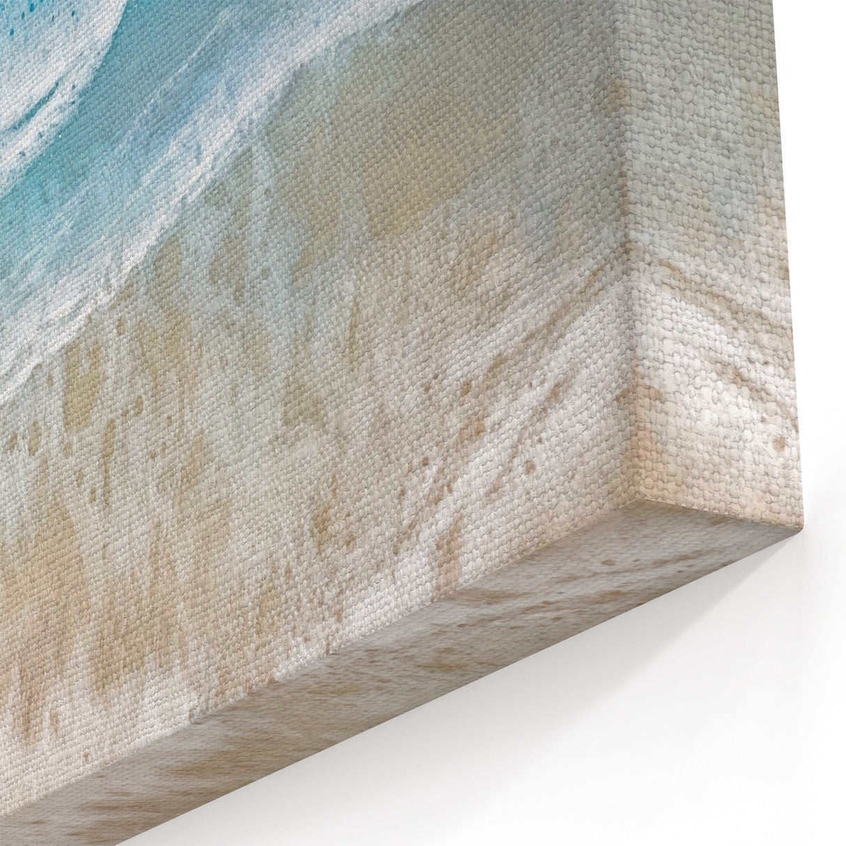 Aerial Ocean Waves Coastal Wall Art – Beach-Themed Nautical Print