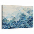 Abstract Coastal Wave Pattern Wall Art – Ocean-Themed Blue Print