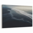 Dark Coastal Beach Wall Art – Moody Ocean Waves Seaside Print