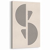 Bohemian Wall Art | Eclectic Boho Chic Decor | Minimalist Black Print