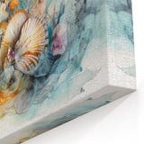 Seashell Collection Coastal Wall Art – Ocean-Themed Nature Print