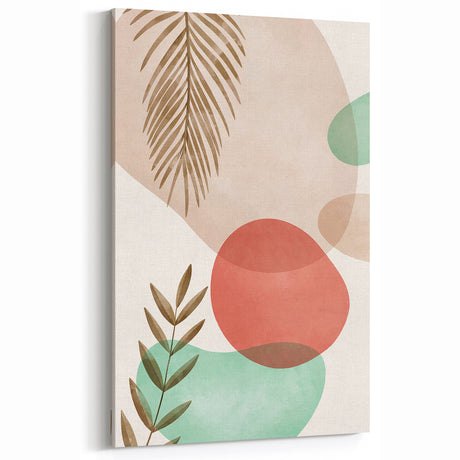 Bohemian Wall Art | Artistic Boho Decor Canvas | Nature-Inspired Abstract