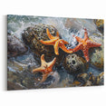 Coastal Wall Art – Starfish Ocean Art Prints for Nautical Home Decor