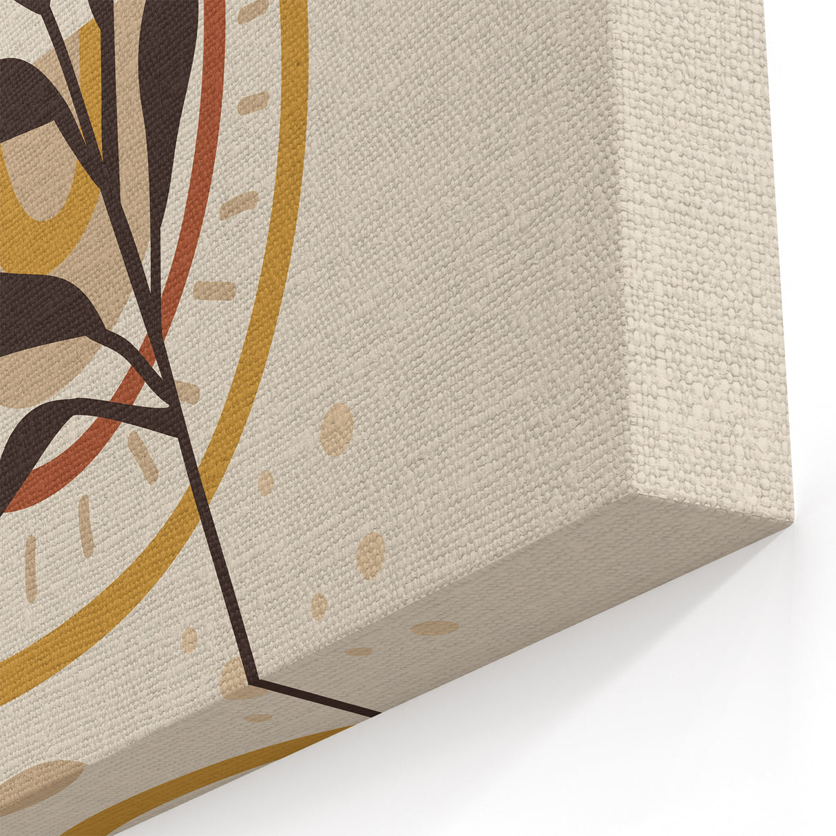 Bohemian Wall Art | Eclectic Boho Decor Canvas | Abstract Nature-Inspired Design