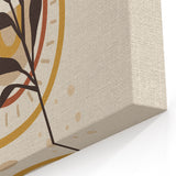 Bohemian Wall Art | Eclectic Boho Decor Canvas | Abstract Nature-Inspired Design