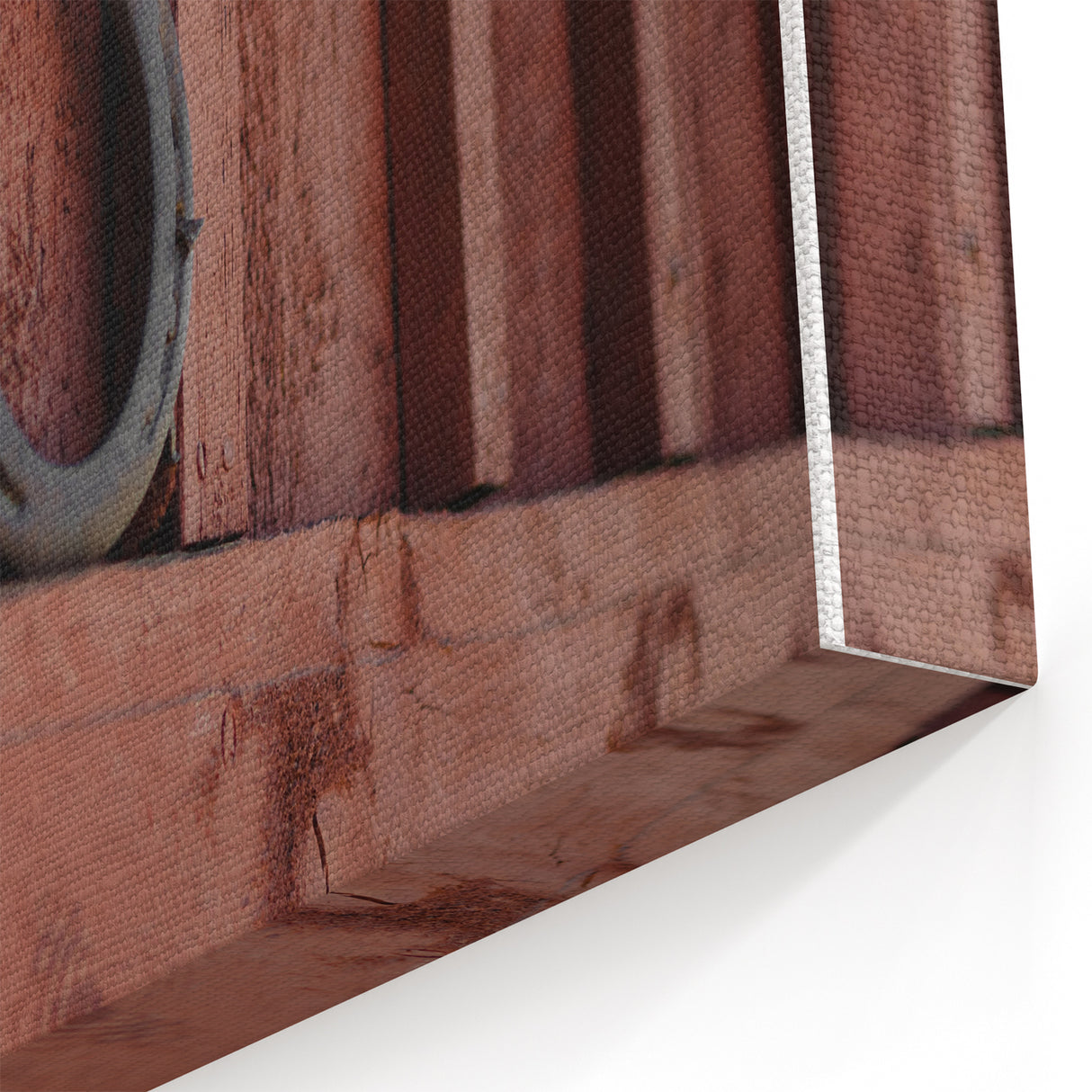 Rustic Wall Art - Horseshoe on Wooden Barn Wall, Farmhouse Decor Print