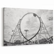 Scenic Coney Island Roller Coaster - New York Beach Art Photography