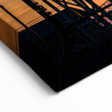 Sunset Coney Island Roller Coaster - New York Beach Scenic Wall Art