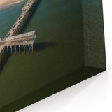 Aerial Coney Island Pier View - New York Beach Scenic Photography Art