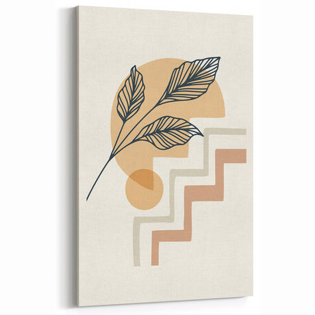 Boho Chic Wall Hanging – Minimalist Bohemian Art Print for Eclectic Decor