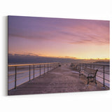 Montauk Wall Art – Tranquil Boardwalk at Sunset Long Island Beach Prints