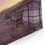Montauk Wall Art – Tranquil Boardwalk at Sunset Long Island Beach Prints