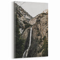 Rustic Wall Art - Majestic Mountain Waterfall, Farmhouse Decor Print