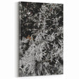 Rustic Wall Art - Frosted Evergreen Branches for Winter Wonderland Decor