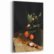 Rustic Wall Art - Still Life with Lychee and Leaves for Farmhouse Decor