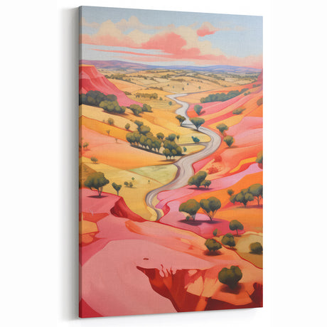 Vibrant Electric Wall Art – Bold Modern Electric Art Canvas Print