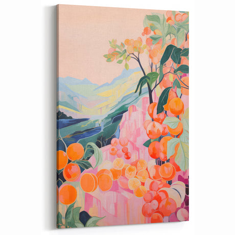 Vibrant Electric Fruit Art – Bold Modern Electric Wall Art Print