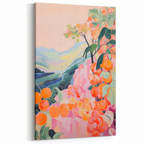 Vibrant Electric Fruit Art – Bold Modern Electric Wall Art Print
