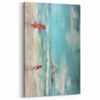 Vibrant Electric Beach Scene – Modern Electric Wall Art Canvas Print