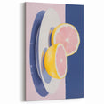Modern Electric Citrus Art – Vibrant Electric Wall Art Canvas Print