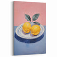 Minimalist Electric Lemon Art – Modern Electric Wall Art Canvas Print