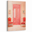 Elegant Electric Pink Room Art – Modern Electric Wall Art Canvas Print