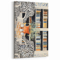 Electric Zebra Chair Library Art – Modern Electric Wall Art Canvas