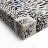 Electric Zebra Chair Library Art – Modern Electric Wall Art Canvas