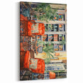 Vibrant Electric Reading Nook Art – Modern Electric Wall Art Canvas