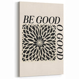 Bold Electric Be Good Art – Modern Electric Motivational Wall Art Canvas