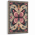Scandinavian Butterfly Art | Nordic-Inspired Floral Wall Decor Print
