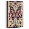 Scandinavian Butterfly Art | Elegant Floral Nordic-Inspired Wall Decor