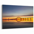Long Island Scenic Prints – Robert Moses Bridge Sunset New York Wall Art