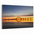 Long Island Scenic Prints – Robert Moses Bridge Sunset New York Wall Art