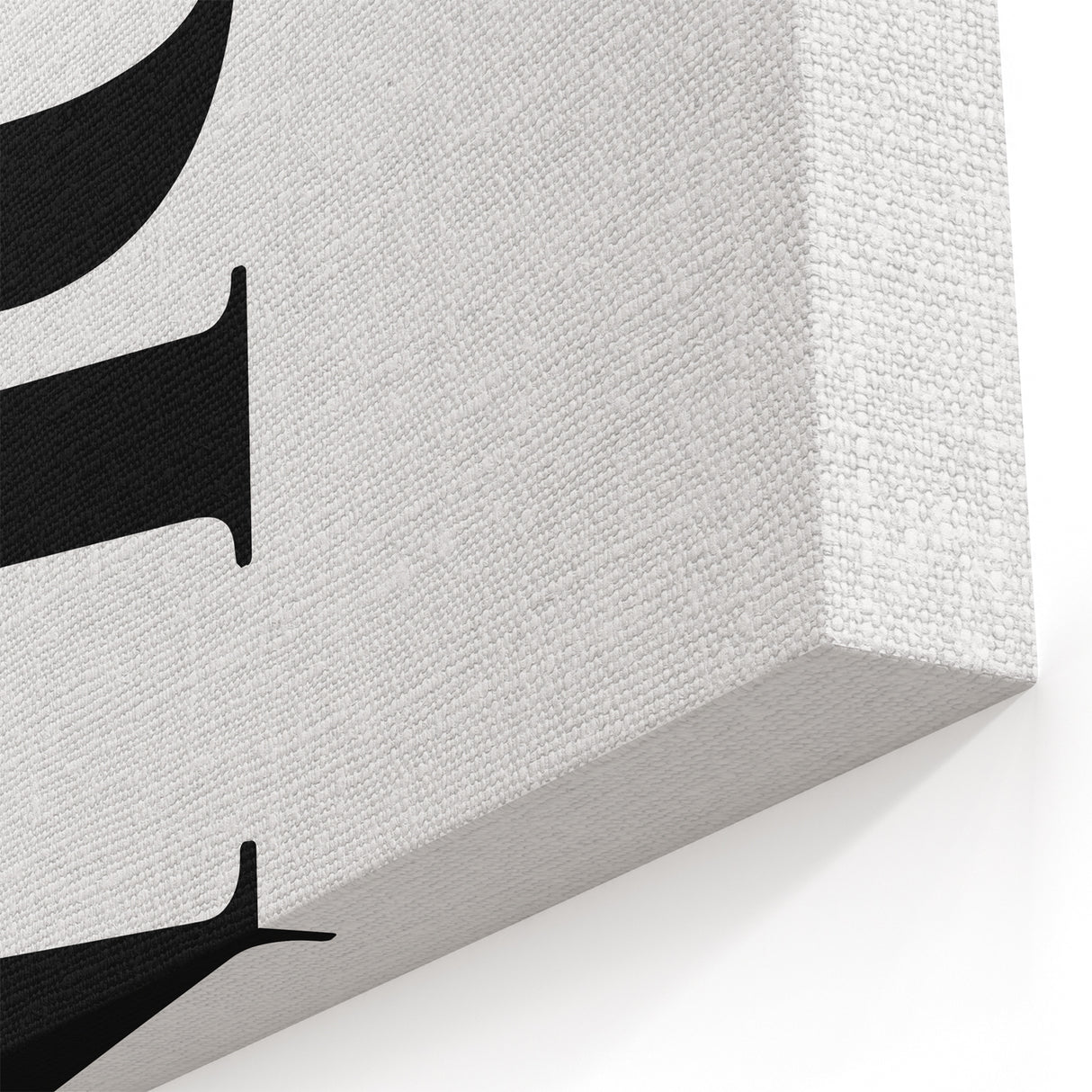 Electric Wall Art: Minimalist Bold Typography for Modern Interiors
