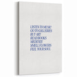 Electric Wall Art: 'Feel Your Soul' Motivational Typography Print