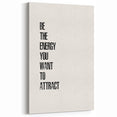"Electric Wall Art: Motivational 'Be the Energy' Typography Print"