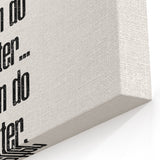 Electric Wall Art: Motivational 'Do Better' Typography for Inspiration