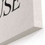 Electric Wall Art: 'Be Your Own Muse' Minimalist Motivational Print