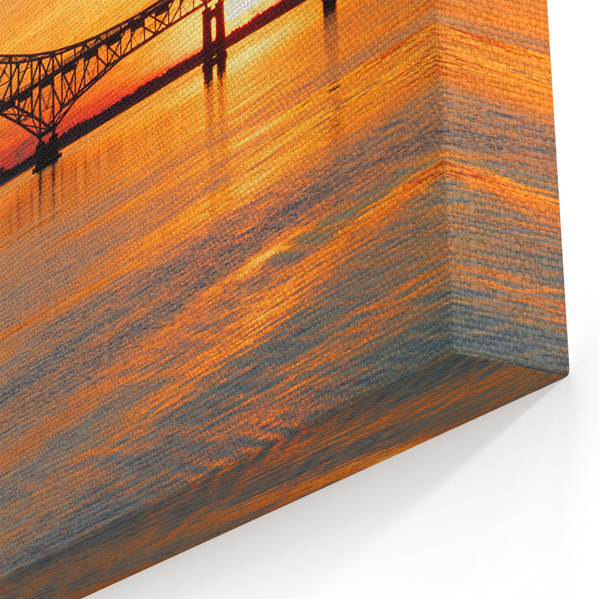 Long Island Wall Art – Robert Moses Bridge at Sunset New York Scenic Prints